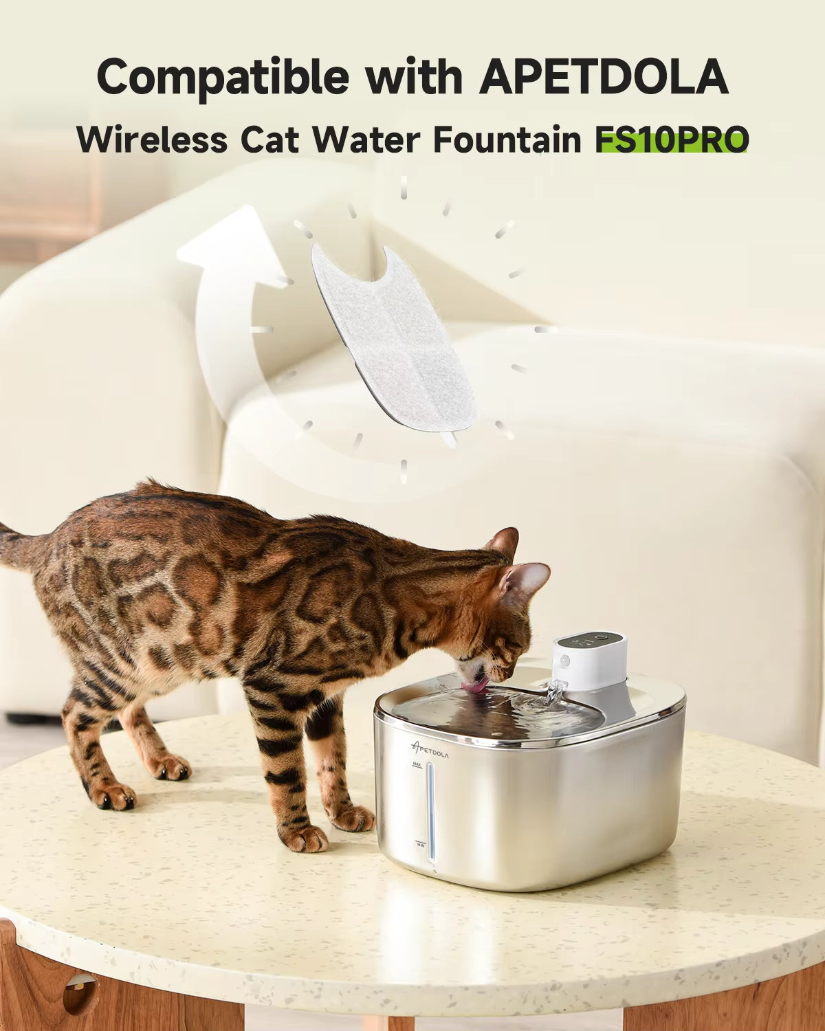 Wireless Fountain Replacement Filtres